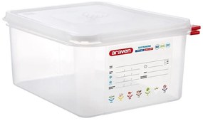 Φαγητοδοχείο Πλαστικό Hermet.Gn 1/2 AR00003034-10Lt 325X265X150Mm Araven Plastic