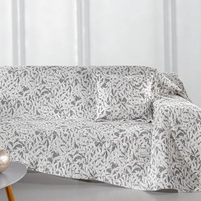 Ριχτάρι Blossom Smoke Guy Laroche Διθέσιο 180x250cm Βαμβάκι-Chenille