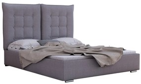 Κρεβάτι Florence 104, Διπλό, Γκρι, 180x200, Ταπισερί, 195x214x128cm, 90 kg | Epipla1.gr