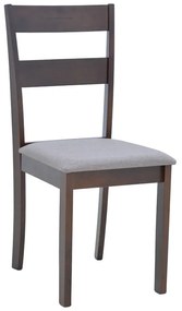 Καρέκλα Dallan pakoworld σε καρυδί απόχρωση 40x47.5x89εκ