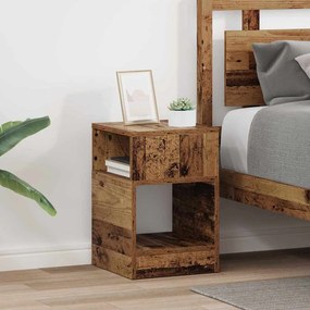 vidaXL End Table 2 pcs Παλιό ξύλο 30,5 x 30 x 45 εκ Επεξεργασμένο ξύλο