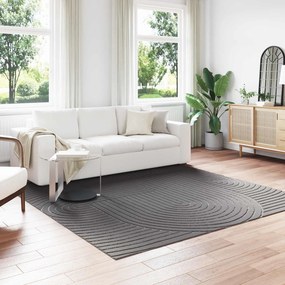 vidaXL Χαλιά χώρου τετράγωνο PALMERAS Ανθρακί 240 x 240 cm Πολυεστέρας