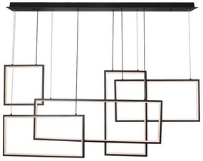 Κρεμαστό Φωτιστικό Οροφής LED 45W 230V 4800lm IP20 Dimmable Θερμό Λευκό Μαύρο 15344 VTAC 15344 Μαύρο