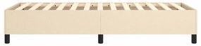 ΠΛΑΙΣΙΟ ΚΡΕΒΑΤΙΟΥ BOXSPRING ΚΡΕΜ 90X190 ΕΚ. ΥΦΑΣΜΑΤΙΝΟ 3120827