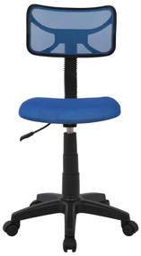ΚΑΡΕΚΛΑ ΓΡΑΦΕΙΟΥ AKHILA HM1026.06 ΜΠΛΕ ΥΦΑΣΜΑ MESH 40,5x50,5x91,5 εκ.