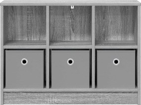 vidaXL Πλαϊνό γραφείο Γκρίζο Σονομα 73,5 x 22,5 x 53,5 εκ