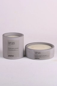 Candle Set (2 Pieces) Turn Off The Light Grey