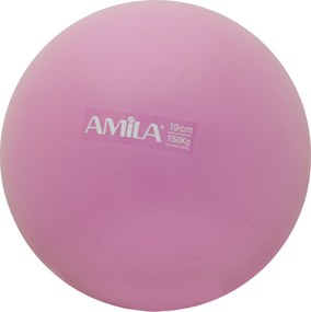 Amila Μπάλα Pilates 19cm, Ροζ, σε κουτί (95803)