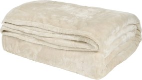 Κουβέρτα Fleece Αγκαλιάς (80x110) Das Home Velour 1341 Ivory