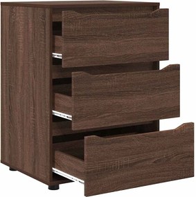 vidaXL Ντουλάπι αποθήκευσης Καφέ δρυς 60 x 48 x 81 εκ