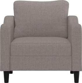vidaXL Πολυθρόνα Taupe 60 εκ. Υφασμάτινη