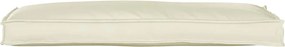 vidaXL Μαξιλάρι Κρεμ 110 x 40 x 8 εκ Ύφασμα Όξφορντ