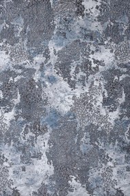 Χαλί μοντέρνο αφηρημένο γκρι μπλε Ostia 7015/953  - Colore Colori 1,40x2,00
