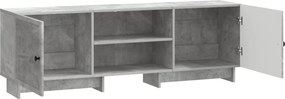 vidaXL Ντουλάπι TV Σκυρόχρωμο Γκρι 150 x 31 x 50 εκ.