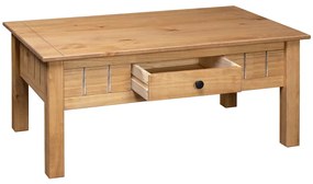vidaXL Τραπέζακι Σαλονιού 100x60x45 εκ. Μασίφ Ξύλο Πεύκου Σειρά Panama