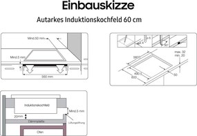 Επαγωγική Πλάκα Samsung NZ64M3NM1BB 60 cm 7200 W