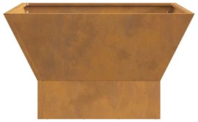 vidaXL Φωτιά Μαύρο 60 x 60 x 35 cm Ατσάλι