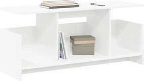 vidaXL Βάση TV Λευκό 102 x 35 x 45 εκ. Επεξεργασμένο ξύλο