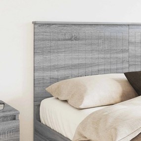 vidaXL Κεφαλάρι με κεφαλάρι Γκρίζο Σονομα 150 cm Επεξεργασμένο ξύλο
