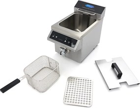 Deep Fryer - 8L - 1 Basket - Induction - with Drain Tap