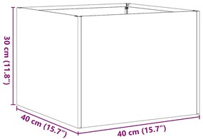 ΖΑΡΝΤΙΝΙΕΡΑ ΜΑΥΡΗ 40X40X30 ΕΚ. ΑΠΟ ΧΑΛΥΒΑ 860794