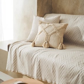 Ριχτάρι Τριθέσιου Καναπέ (180x310) Gofis Home Ori Natural Beige 401/06