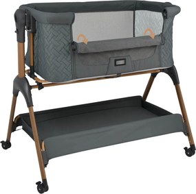 Λίκνο (0+ Μηνών/Έως 9kg) Bebe Stars Style 2 in 1 Smoked Grey 847-186