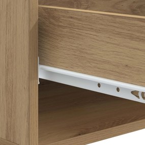 vidaXL Τραπεζάκι σαλονιού Artisan Δρυς 49 x 50 x 40 εκ