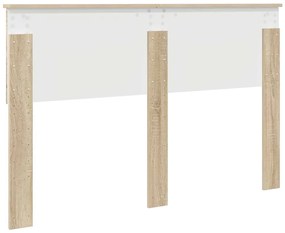 vidaXL Κεφαλάρι Δρύς Sonoma 140 cm Επεξεργασμένο ξύλο