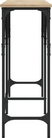 vidaXL Τραπέζι Κονσόλα Sonoma Δρυς 180x29x75 εκ. Επεξεργασμένο Ξύλο