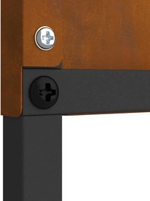 vidaXL Οθόνη Ιδιωτικότητας Κήπου Σκ rusty 50 x 140 εκ