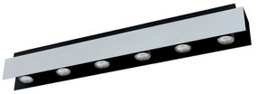 Φωτιστικό Σποτ Led 97964 Black - Silver Viserba Eglo Metal