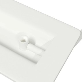vidaXL Χερούλια Ντουλαπιών 2 pcs Λευκό 85 x 45 χιλ Μέταλλο