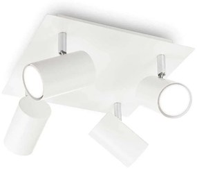 Φωτιστικό Τοίχου-Απλίκα Spot 156774 30,5x13x30,5cm 4xGU10 50W White Ideal Lux