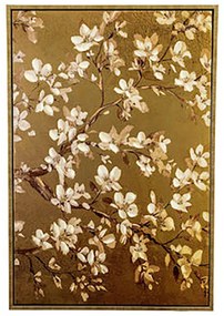 Πίνακας σε Καμβά με Κορνίζα Αμυγδαλιά  42x62cm 48846 Zen Collection