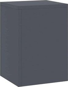 vidaXL Βάση φυτών 2 pcs Ανθρακί 24 x 24 x 35 εκ. Ατσάλι