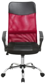 Καρέκλα Γραφείου FL4006 Fylliana Κόκκινο - Μαύρο 59x60x120 εκ. 59x60x120 εκ.