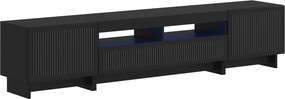 vidaXL 5 Τεμάχια LED Τηλεοπτικού Ντουλαπιού Μαύρο Επεξεργασμένο Ξύλο