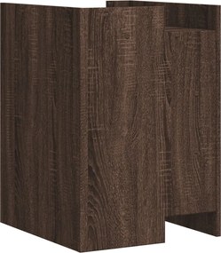 vidaXL Κομοδίνο Καφέ Δρυς 45x50x65 εκ. από Επεξεργασμένο Ξύλο