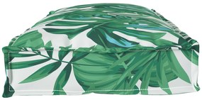 vidaXL Μαξιλάρι Πάγκου Μοτίβο Φύλλων 100x40x8 εκ. Ύφασμα Oxford