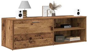 vidaXL Έπιπλο Τηλεόρασης Παλιό Ξύλο 120 x 34 x 37 εκ. από Μοριοσανίδα
