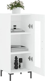 vidaXL Ντουλάπι Λευκό 34,5 x 34 x 90 εκ. από Επεξεργασμένο Ξύλο