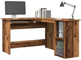 vidaXL Γραφείο Γωνιακό Παλιό Ξύλο 120x140x75 εκ. Επεξεργασμένο Ξύλο