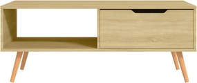 vidaXL Τραπεζάκι Σαλονιού Sonoma Δρυς 100x49,5x43 εκ. Επεξεργ. Ξύλο