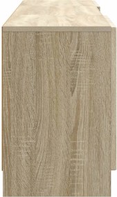 vidaXL Ντουλάπι TV Sonoma Δρυς 150 x 31 x 47 εκ Επεξεργασμένο Ξύλο