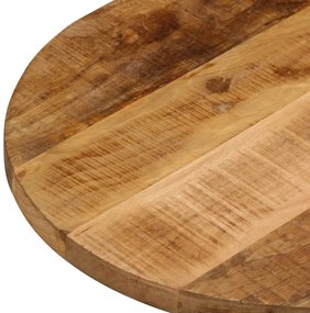 vidaXL Επιφάνεια Τραπεζιού Οβάλ 90x40x2,5 εκ Μασίφ Ακατ. Ξύλο Μάνγκο