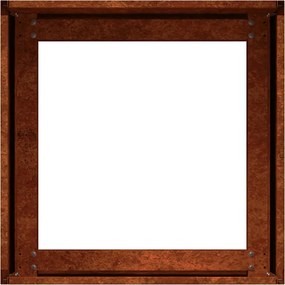 vidaXL Γλάστρα Κήπου Σκ rusty 40 x 40 x 30 cm