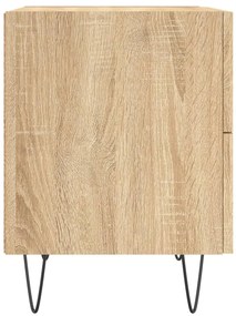 vidaXL Κομοδίνα 2 τεμ. Sonoma Δρυς 40 x 35 x 47,5 εκ. Επεξεργ. Ξύλο