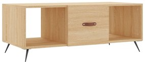 vidaXL Τραπεζάκι Σαλονιού Sonoma Δρυς 102x50x40 εκ. από Επεξεργ. Ξύλο
