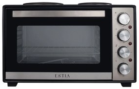 ESTIA ΗΛΕΚΤΡΙΚΟ ΦΟΥΡΝΑΚΙ MULTICOOK COMPACT 3600w 38lt ΜΕ 2 ΕΣΤΙΕΣ ΚΑΙ ΑΝΤΙΚΟΛΛΗΤΙΚΟ ΕΣΩΤΕΡΙΚΟ